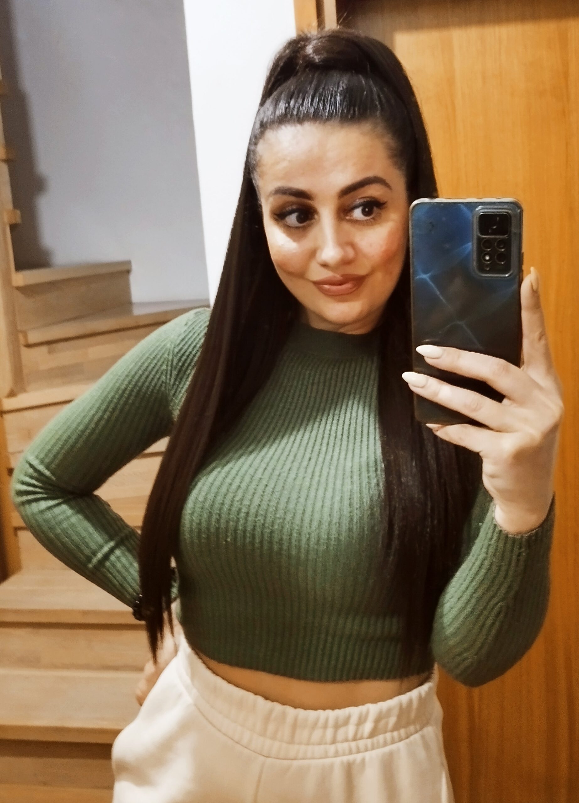 Tamno smeđa │ Ravna │ 75cm │ Rep na čičak trakicu photo review