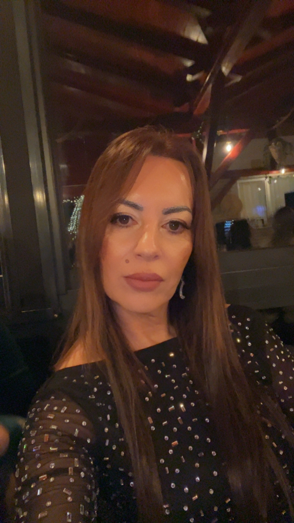 Smeđa sa pramenovima │Ravna │60cm │Ekstenzije na klipse / češljiće photo review