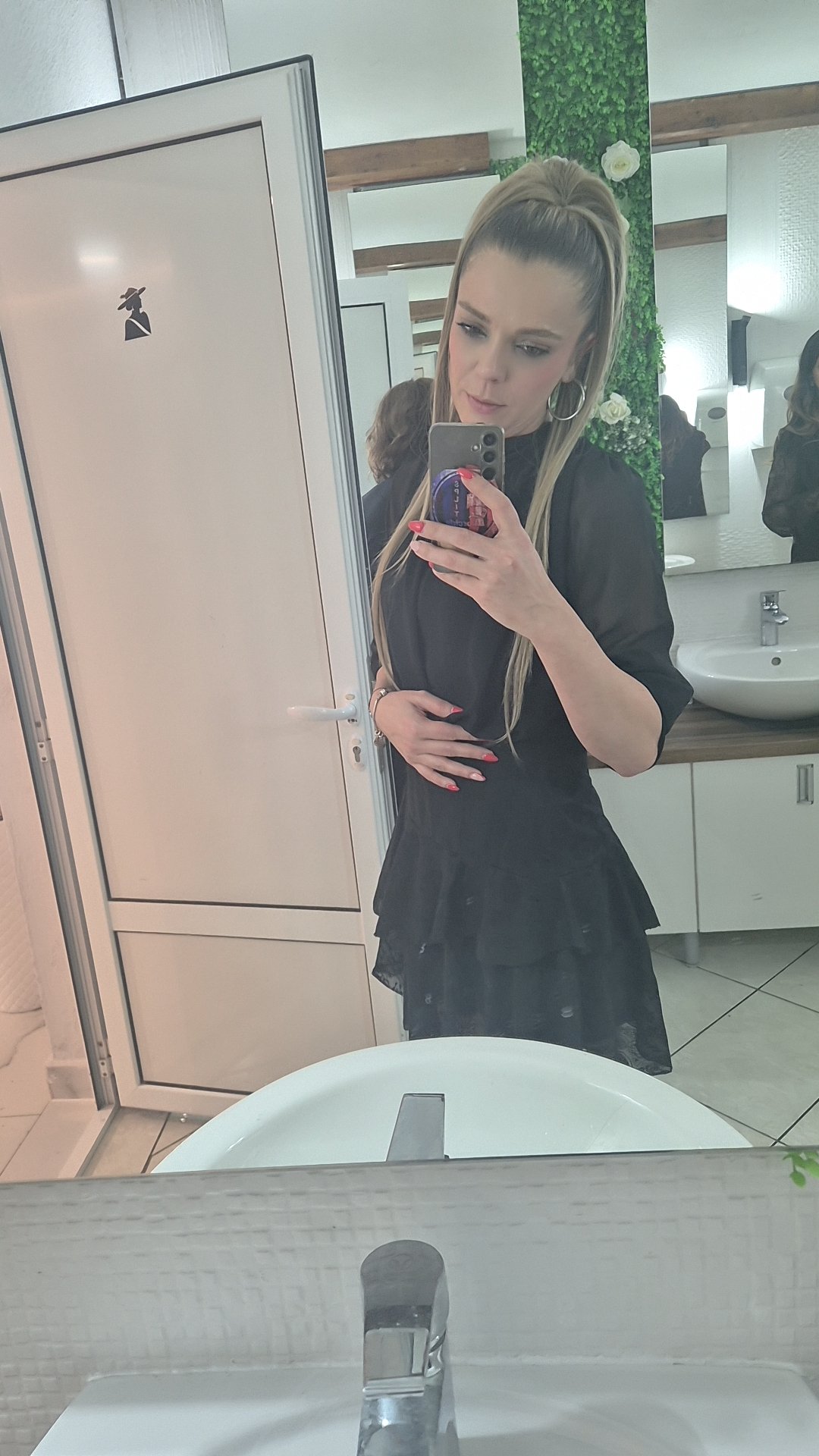 Svijetlo smeđa s pramenovima | Rep za kosu photo review