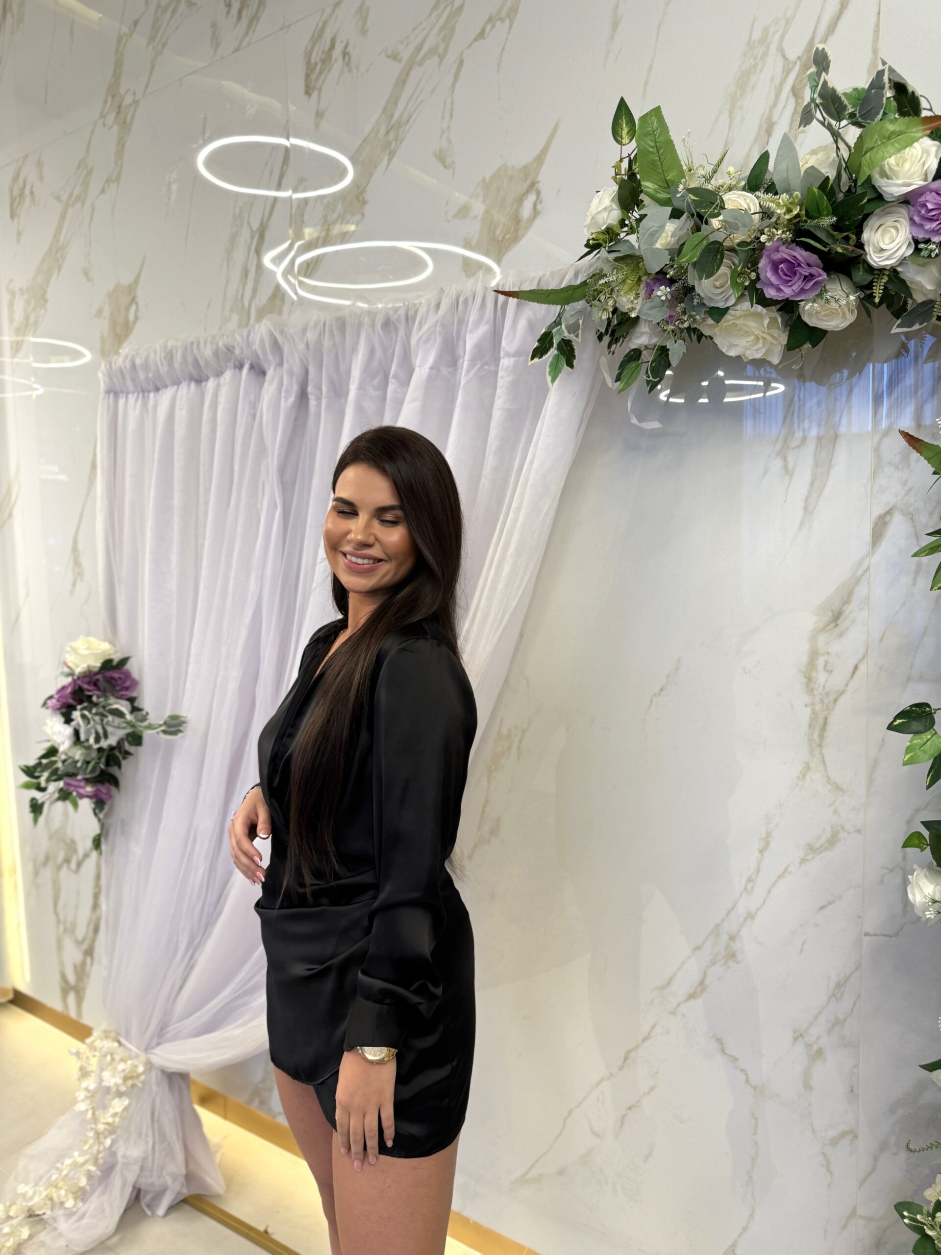 Tamno smeđa │ Ravna │ 60cm │ Ekstenzije na klipse / češljiće photo review