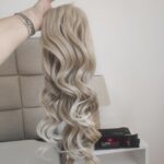 Platinum Plava Ombre │ Opuštena kovrča │ 80cm │ Rep na mrežicu photo review