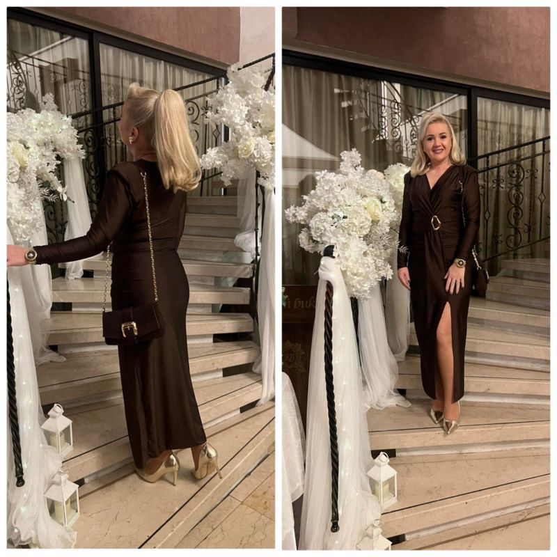 Šampanjac / Srednje Plava │ Ariana │ 40cm │ Rep na mrežicu photo review