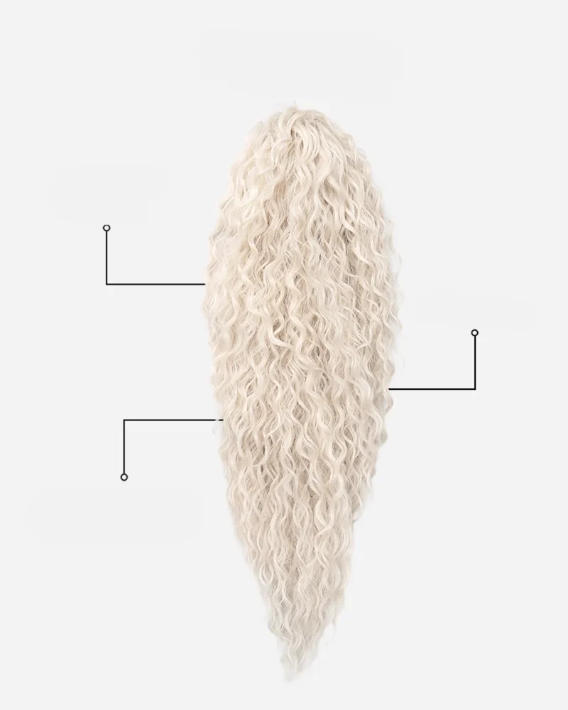 Afro rep: 80 cm, 145 g.