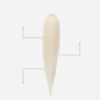 Kratki ravni rep: 50 cm, 130 g.