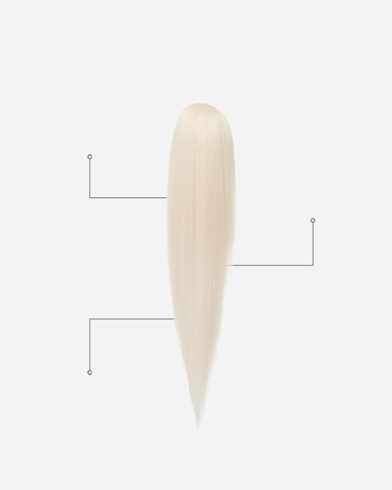 Kratki ravni rep: 50 cm, 130 g.