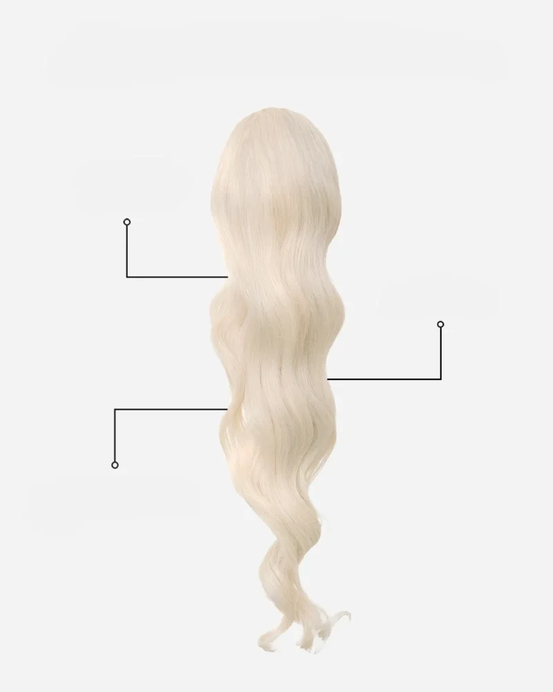 Rep – Opuštena kovrča: 80 cm, 180 g.